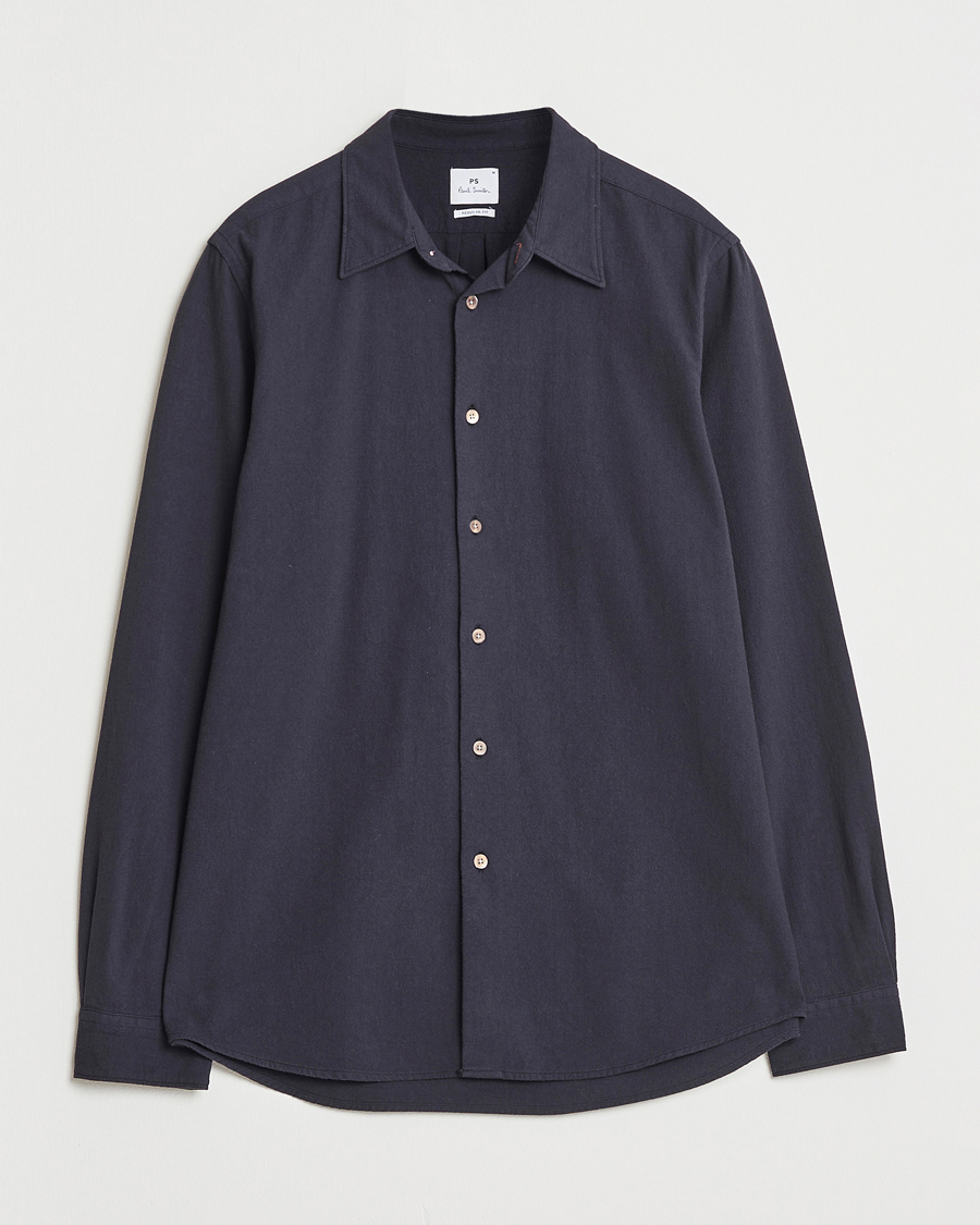 Men | Shirts | PS Paul Smith | Cotton Safari Shirt Blue