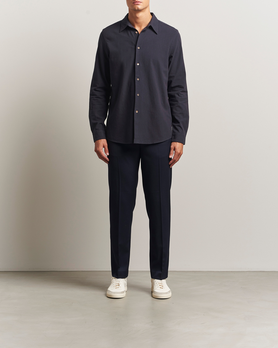 Men | Shirts | PS Paul Smith | Cotton Safari Shirt Blue