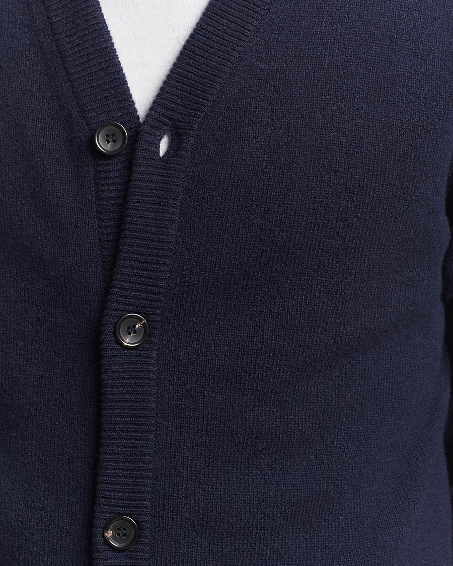 Men | Sweaters & Knitwear | PS Paul Smith | Merino Knitted Cardigan Blue