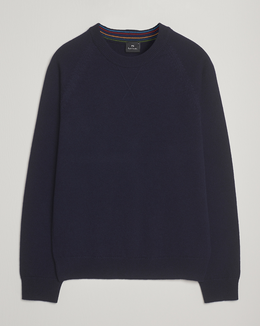Men | Sweaters & Knitwear | PS Paul Smith | Merino Knitted Sweater Blue