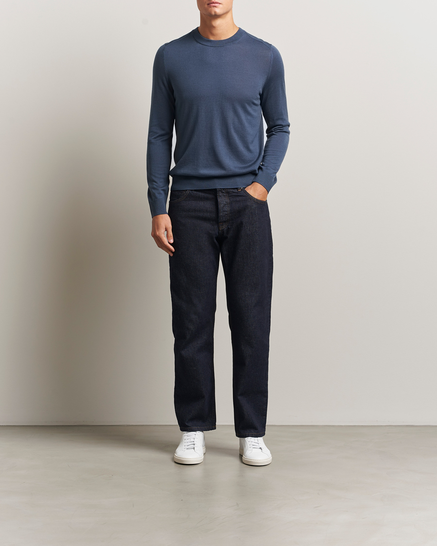 Men | Sweaters & Knitwear | Paul Smith | Merino Knitted Sweater Blue