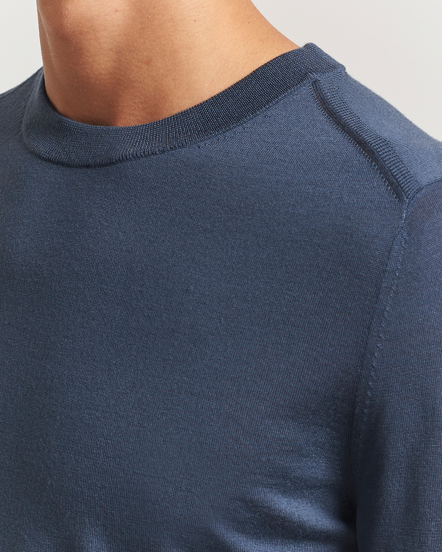 Men | Sweaters & Knitwear | Paul Smith | Merino Knitted Sweater Blue