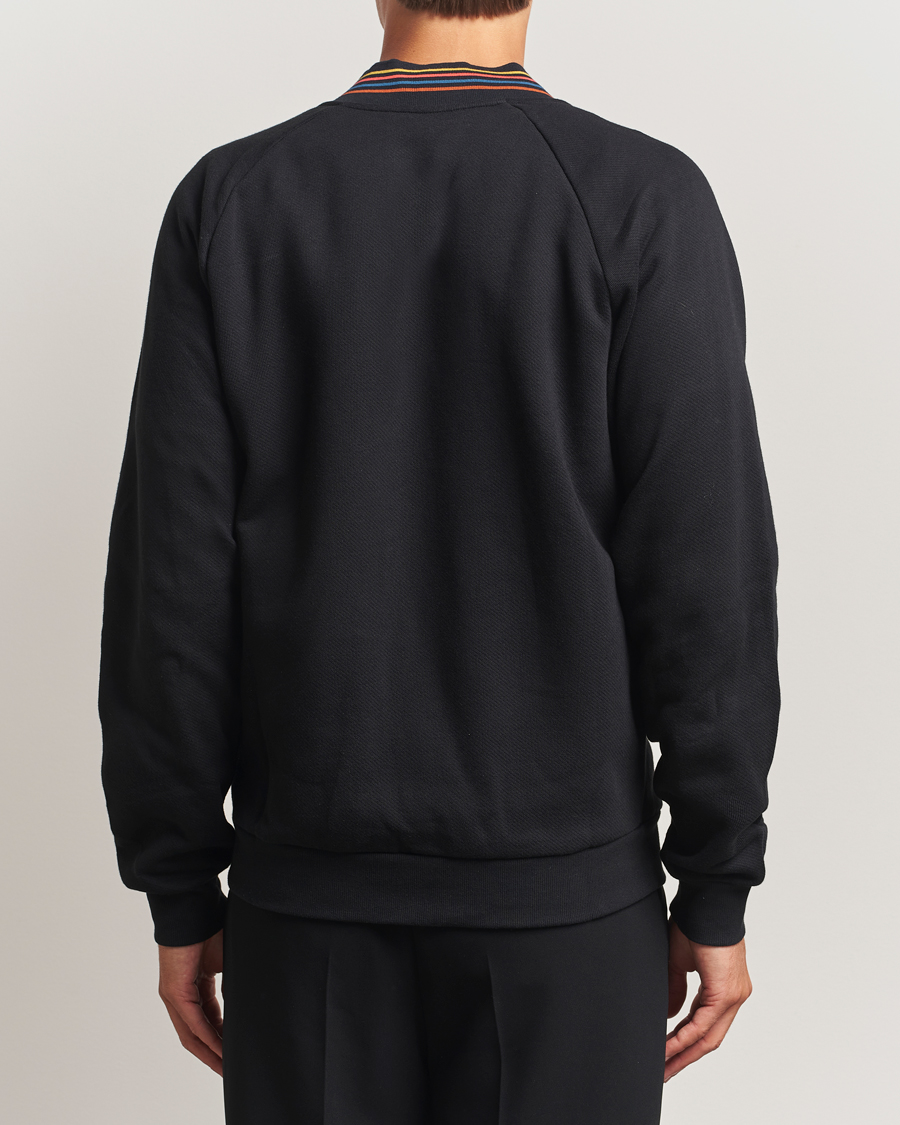 Men | Sweaters & Knitwear | Paul Smith | Artist Rib Full Zip Black