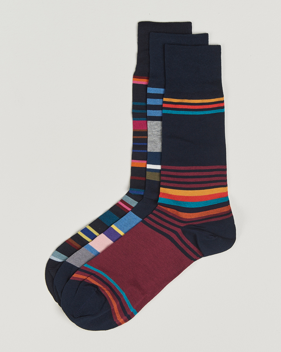 Men | Underwear & Socks | Paul Smith | 3-Pack Striped Sock Multi