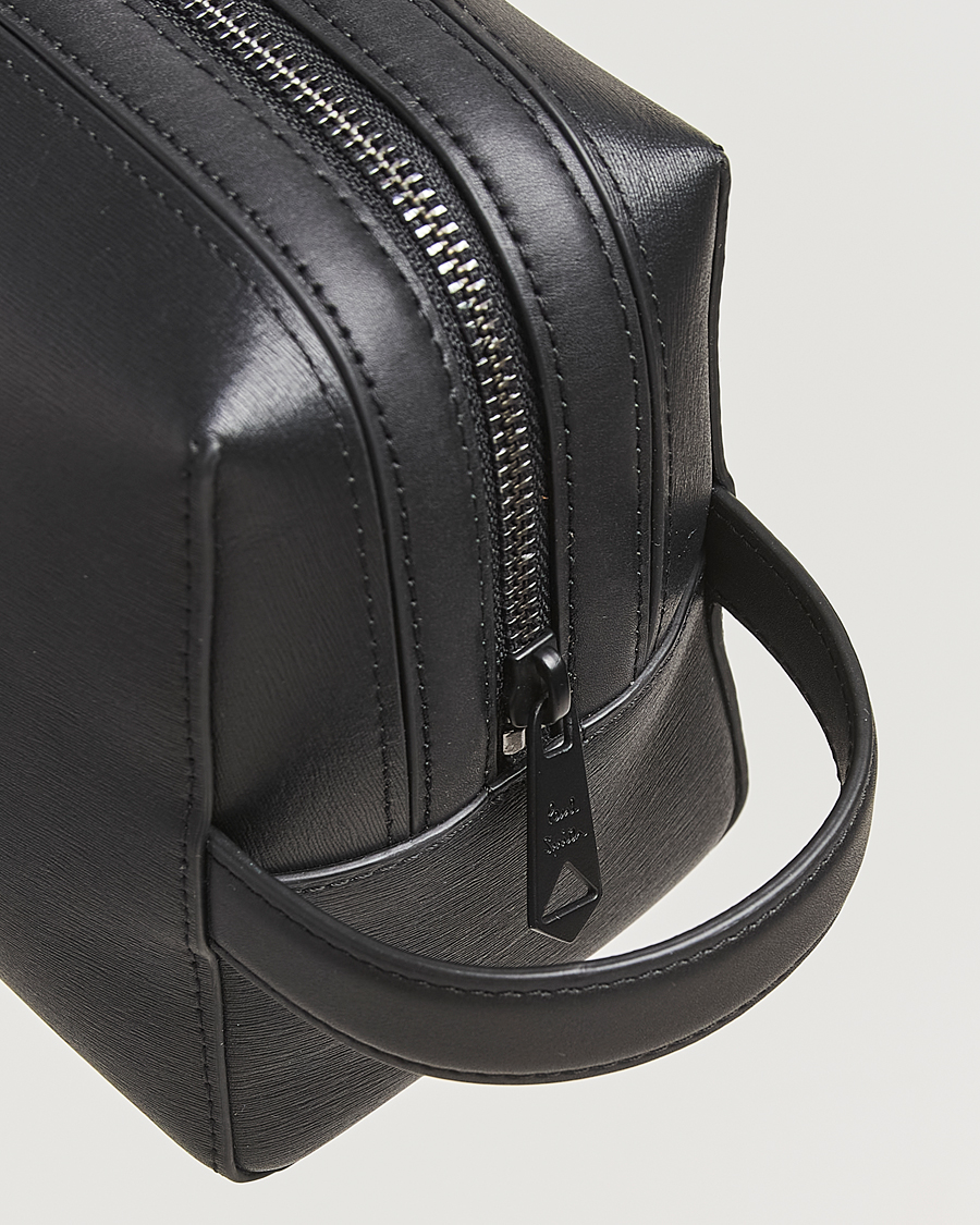 Men | Bags | Paul Smith | Leather Washbag Black