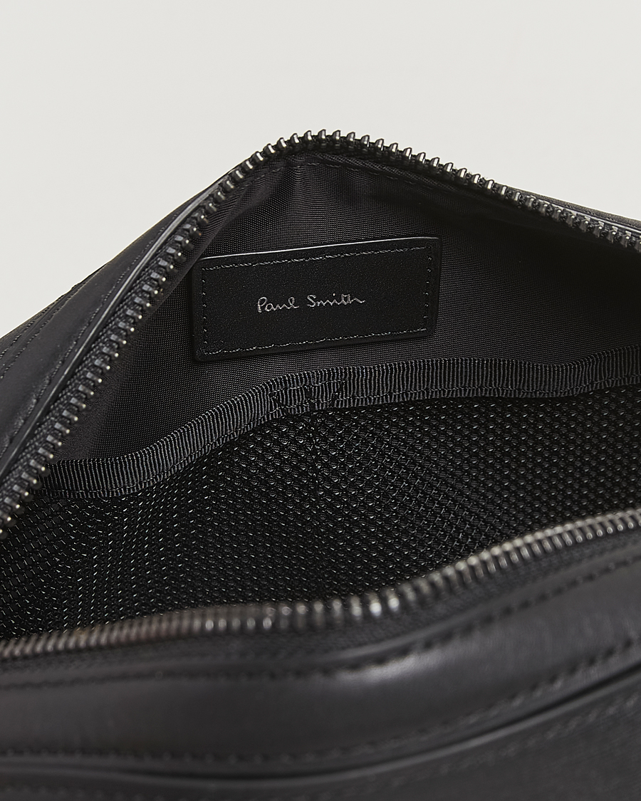 Men | Bags | Paul Smith | Leather Washbag Black
