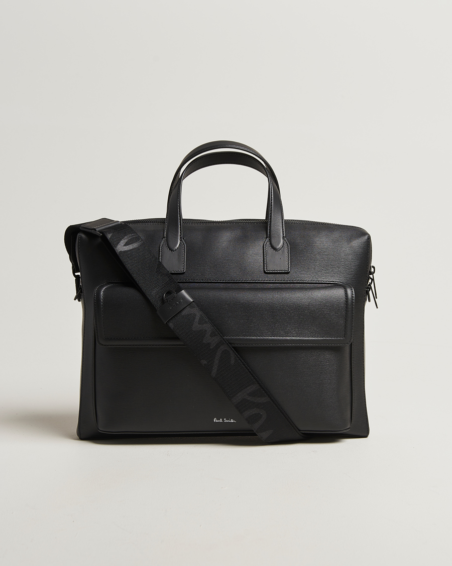 Men | Paul Smith Leather Briefcase Black | Paul Smith | Leather Briefcase Black