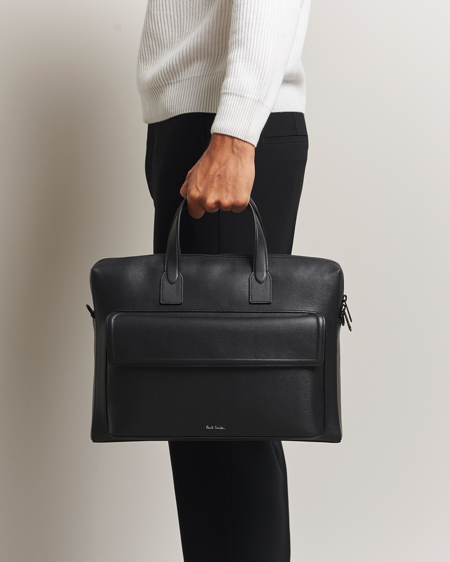 Men | Paul Smith Leather Briefcase Black | Paul Smith | Leather Briefcase Black