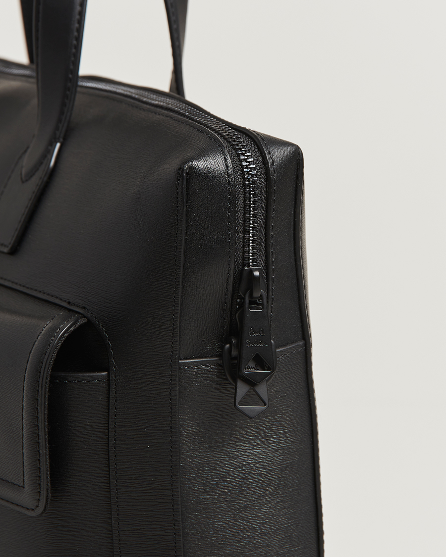 Paul Smith Leather Briefcase Black at CareOfCarl.com