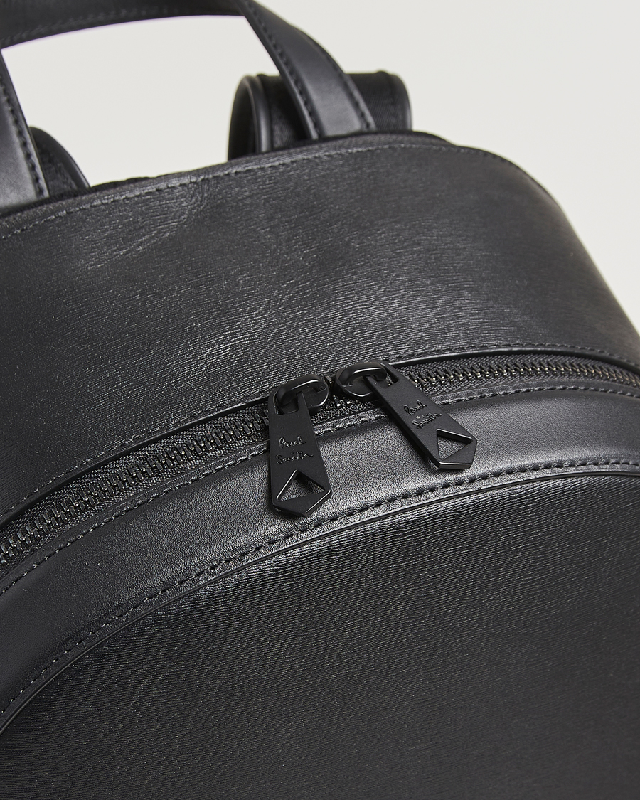 Men | Bags | Paul Smith | Leather Backpack Black