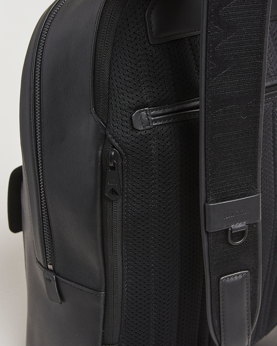 Men | Bags | Paul Smith | Leather Backpack Black