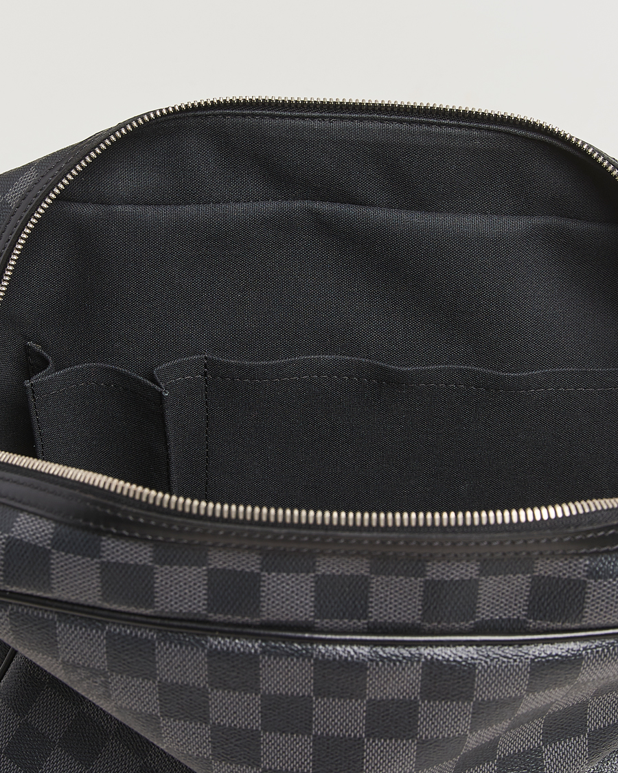 Men | Pre-Owned & Vintage Bags | Louis Vuitton Pre-Owned | Leoh Shoulder Bag Damier Graphite