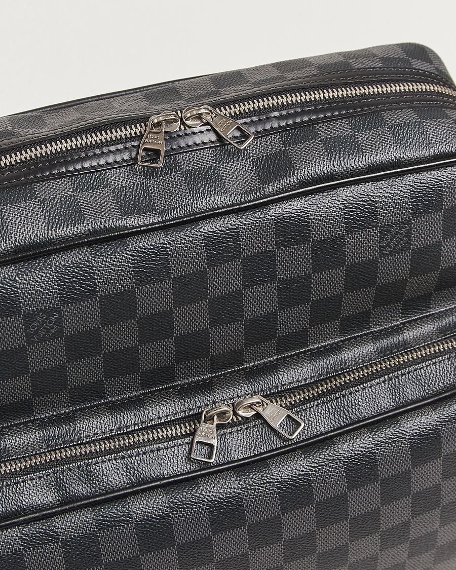 Men | Pre-Owned & Vintage Bags | Louis Vuitton Pre-Owned | Leoh Shoulder Bag Damier Graphite