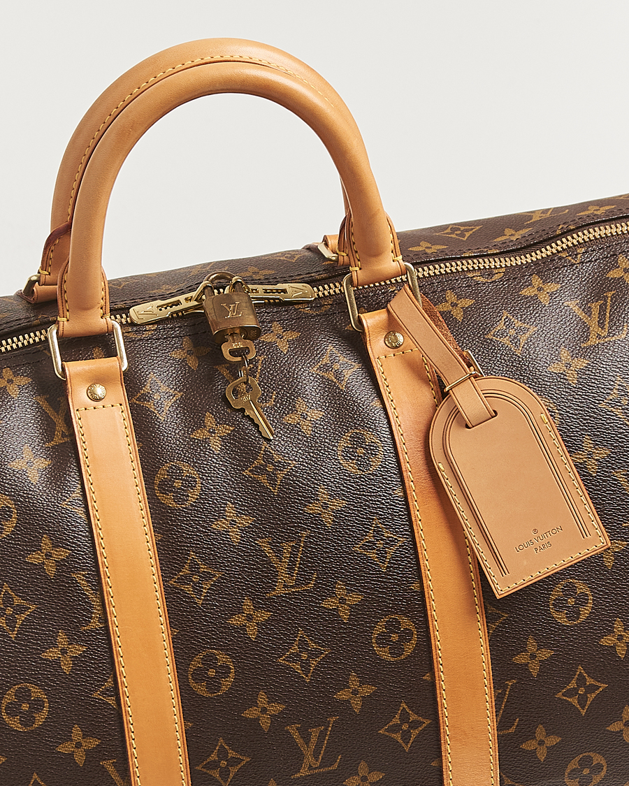 Men | Louis Vuitton Pre-Owned Keepall Bandoulière 55 Monogram | Louis Vuitton Pre-Owned | Keepall Bandoulière 55 Monogram