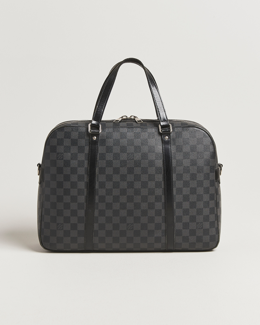 Louis Vuitton Pre-Owned Jorn Porte Documents Damier Graphite at