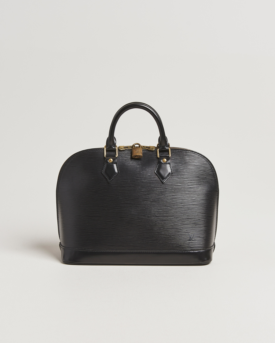 Men | Louis Vuitton Pre-Owned Alma PM Bag Epi Leather Black | Louis Vuitton Pre-Owned | Alma PM Bag Epi Leather Black
