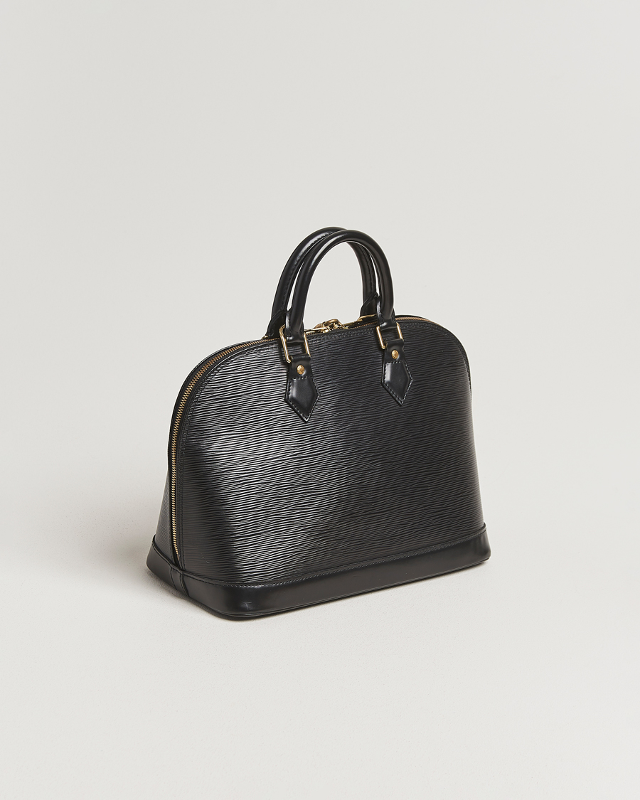 Louis Vuitton Pre-Owned Alma PM Bag Epi Leather Black at