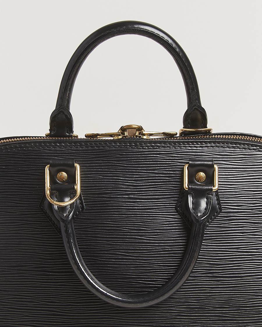 Men | Louis Vuitton Pre-Owned Alma PM Bag Epi Leather Black | Louis Vuitton Pre-Owned | Alma PM Bag Epi Leather Black