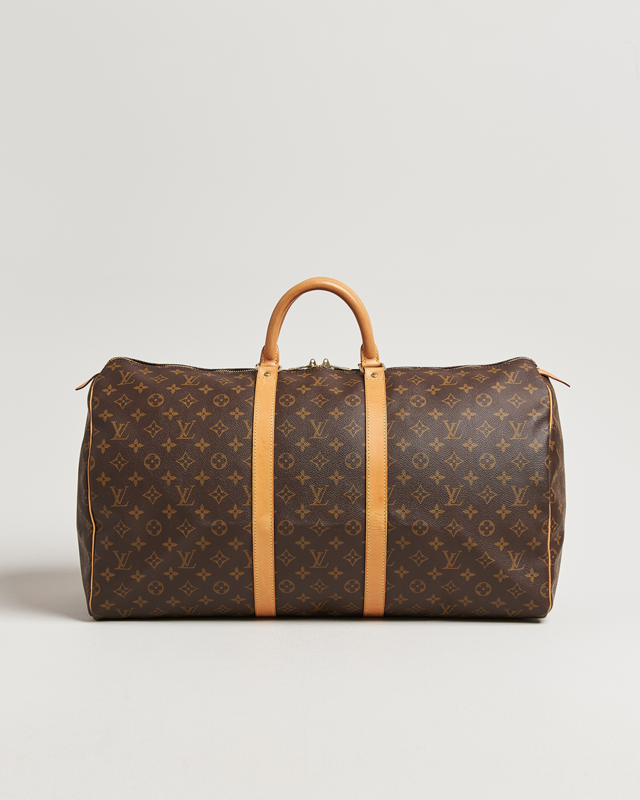 Men | Pre-Owned & Vintage Bags | Louis Vuitton Pre-Owned | Keepall 55 Monogram