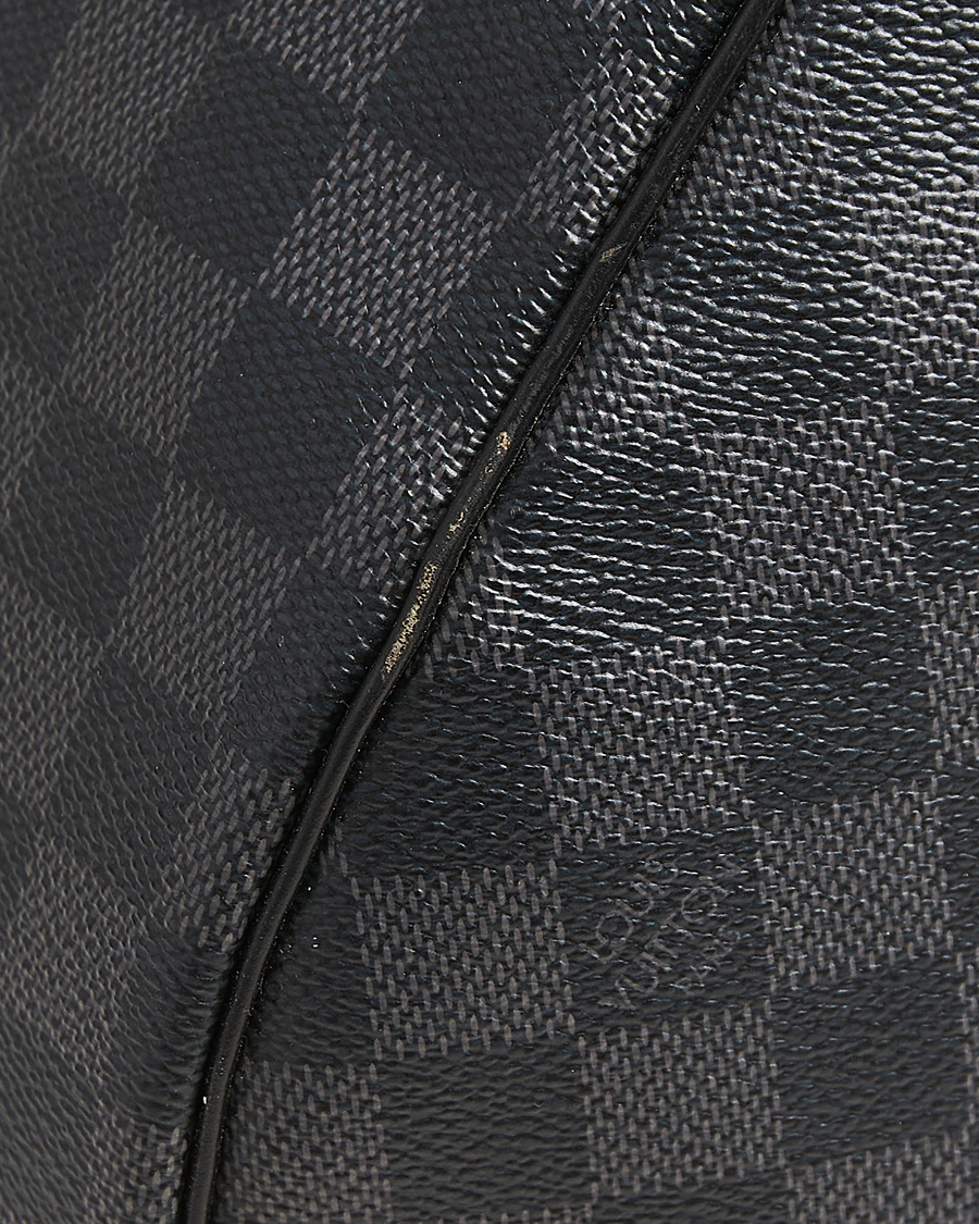 Men | Louis Vuitton Pre-Owned Keepall Bandoulière 55 Damier Graphite | Louis Vuitton Pre-Owned | Keepall Bandoulière 55 Damier Graphite