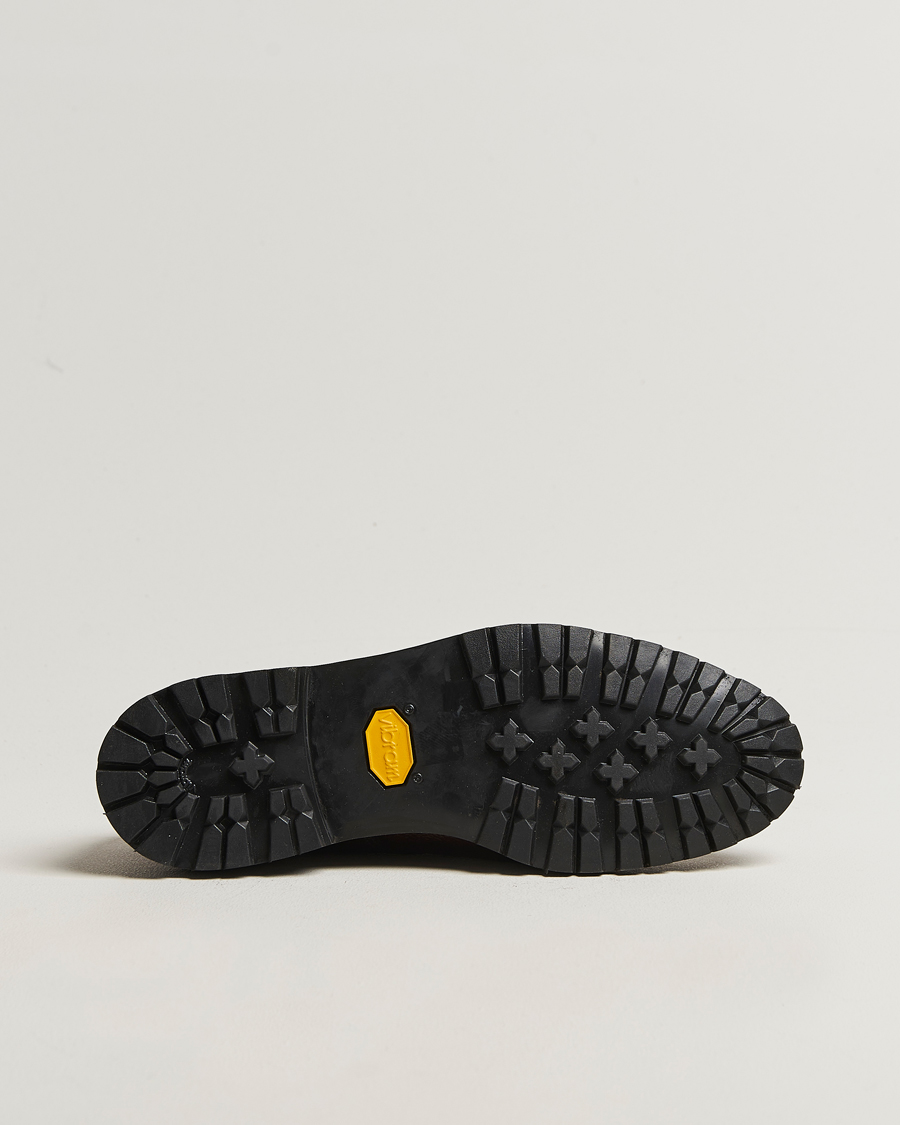 Men | Derby Shoes | Crockett & Jones | Sandhurst Derby Vibram Brown Scotch Grain