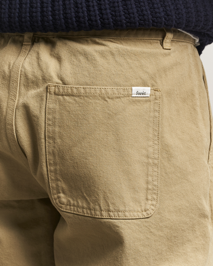 Men | Trousers | Forét | Clay Twill Pants Khaki