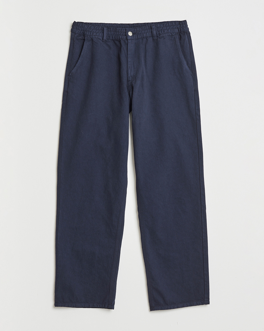 Men | Trousers | Forét | Clay Twill Pants Navy