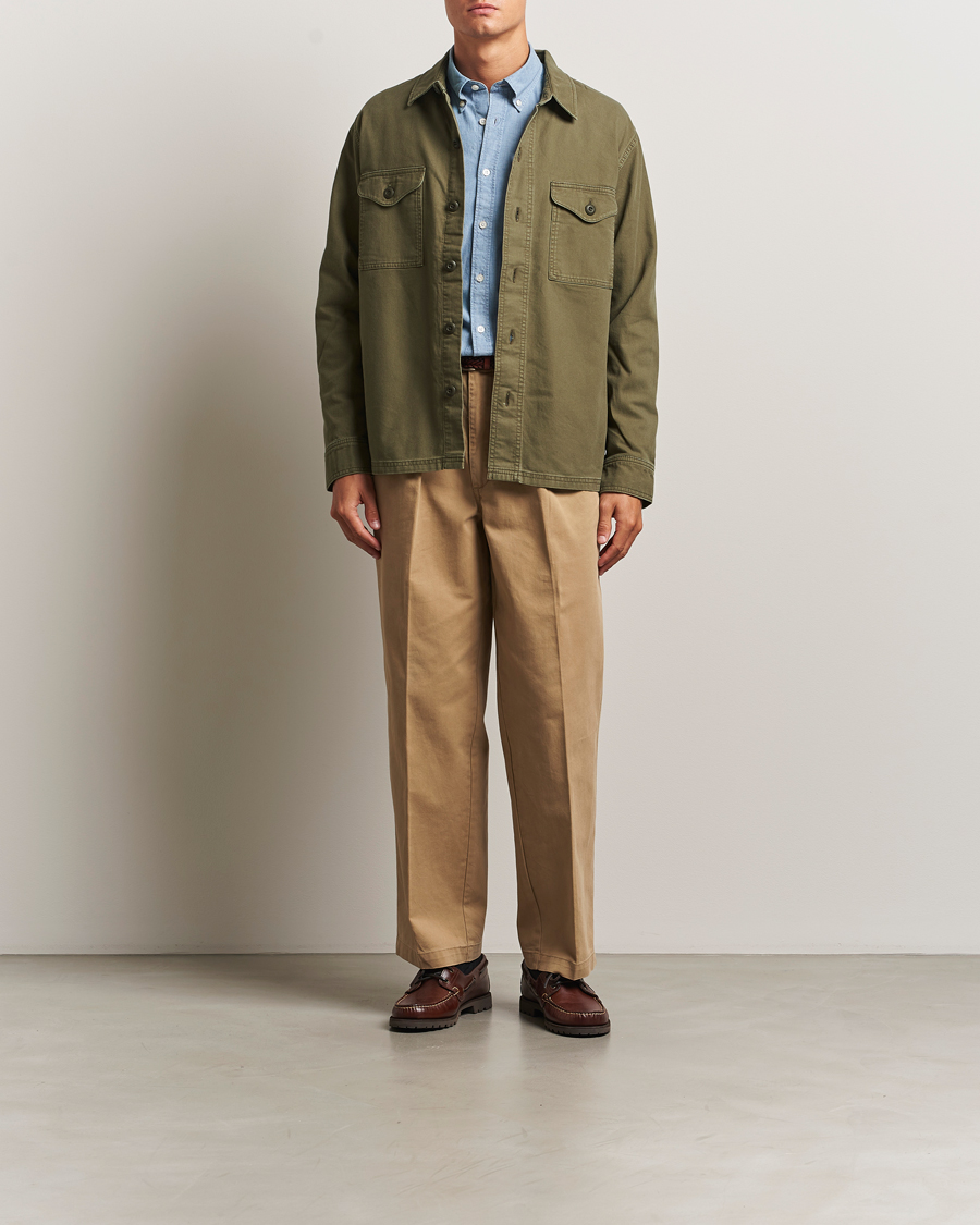 Men | Shirts | Filson | Clarkston Brushed Jac Shirt Surplus Green