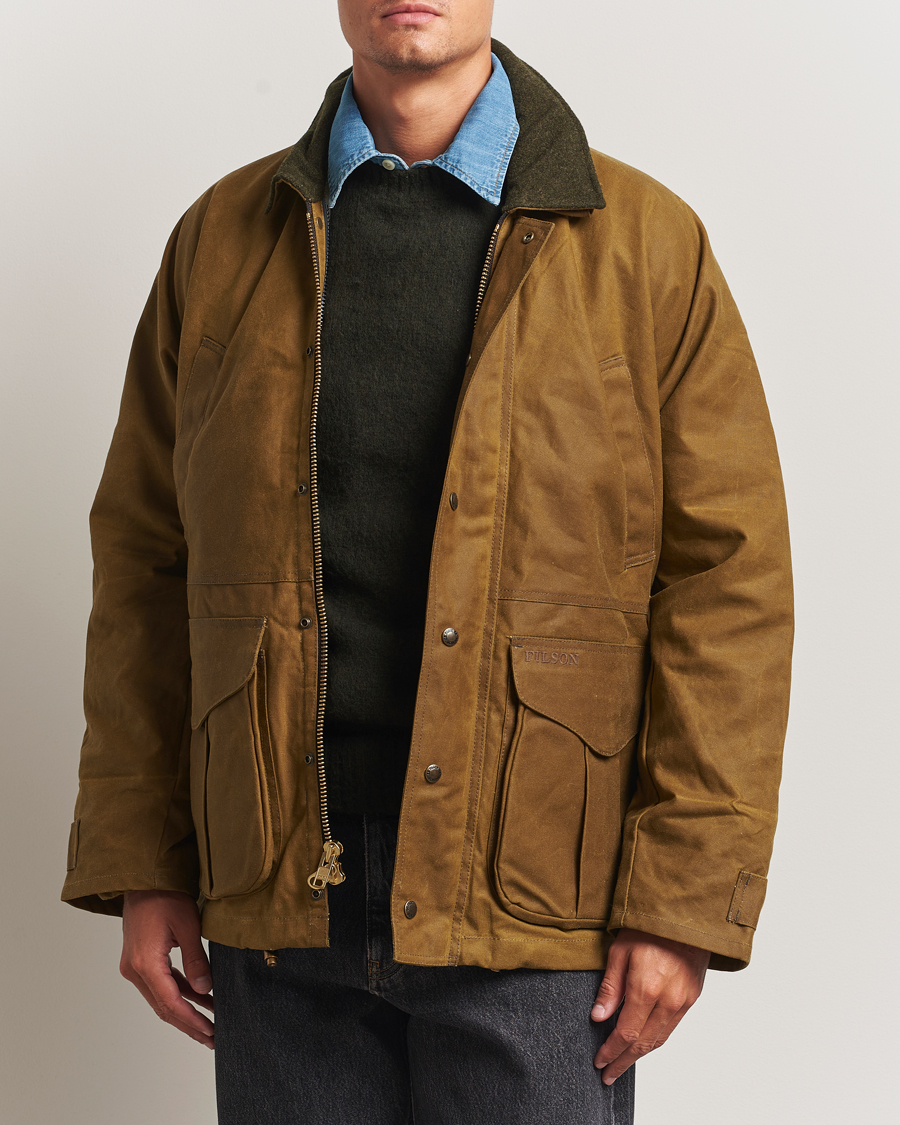 Filson Tin Cloth Field Jacket Dark Tan at CareOfCarl.com