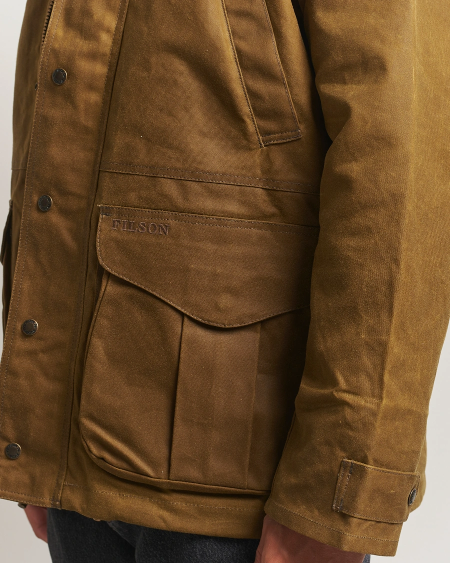 Men | Coats & Jackets | Filson | Tin Cloth Field Jacket Dark Tan