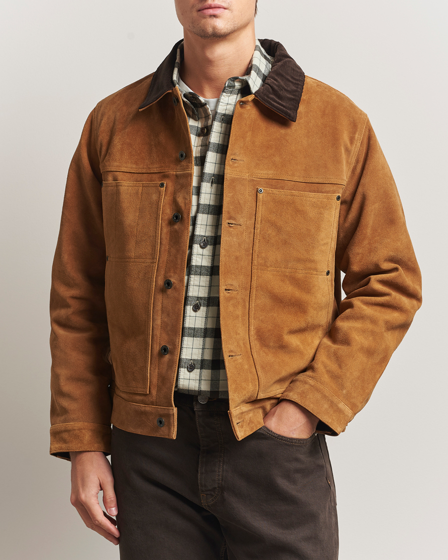 【関税&送料込】Golden  Deluxe Brand Olinda Suede Jacke Golden Goose Deluxe Brand Soft Suede Jacket Dark Brown Suede