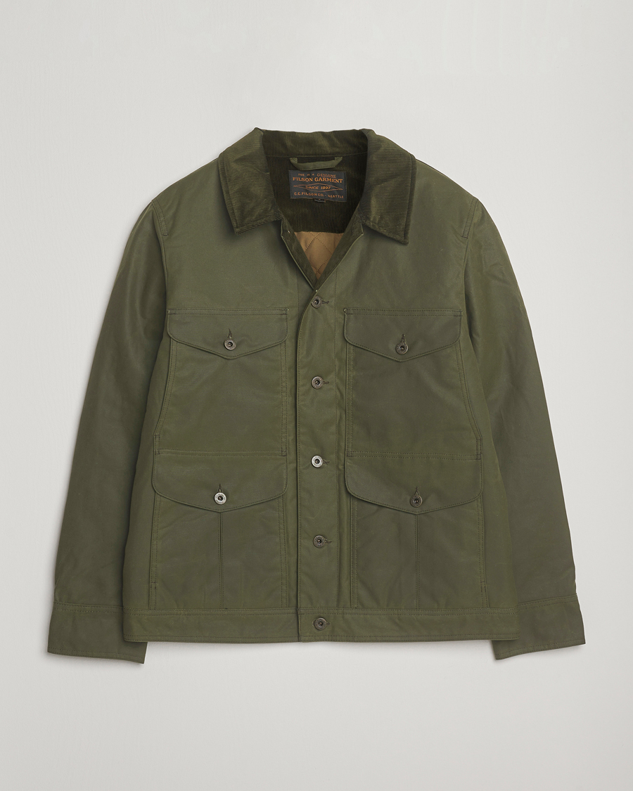 Filson Journeyman Waxed Jacket Otter Green at CareOfCarl.com