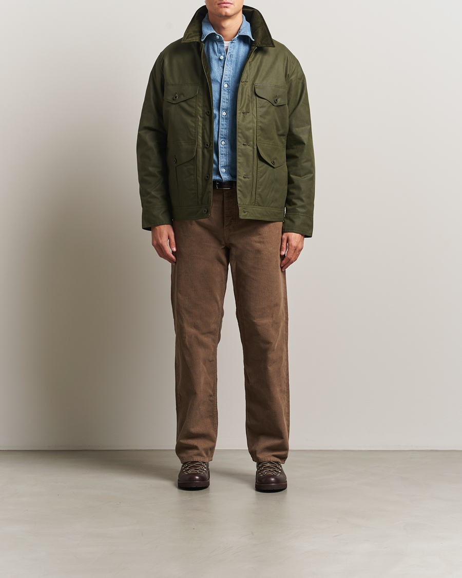 Filson Journeyman Waxed Jacket Otter Green at CareOfCarl.com