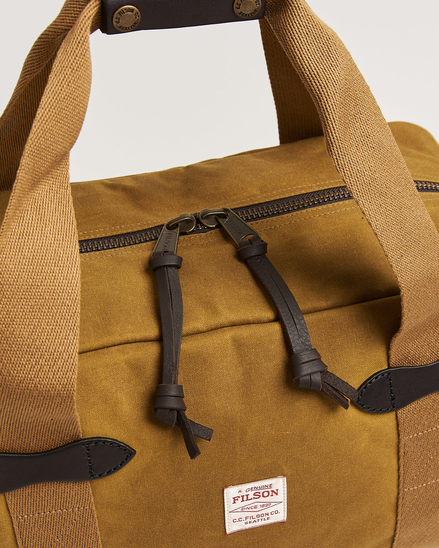 Men | Bags | Filson | Tin Cloth Small Duffle Tan
