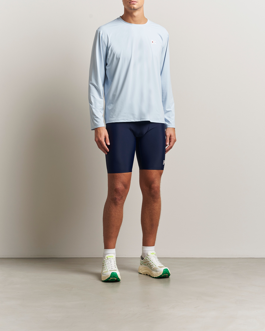 Men | Shorts | District Vision | 9 Inch Half Tights Indigo