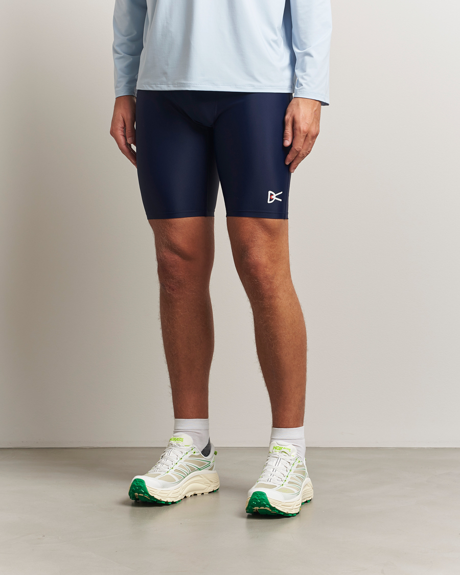 Men | Shorts | District Vision | 9 Inch Half Tights Indigo