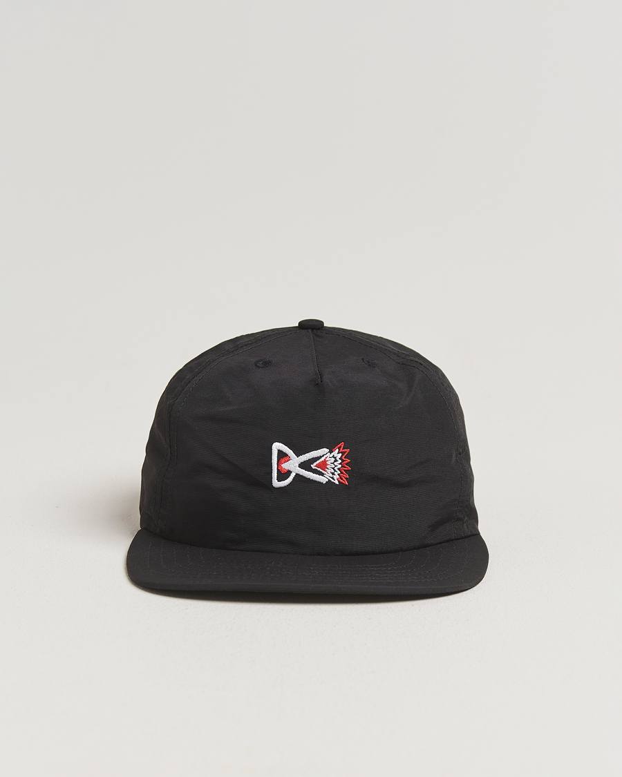 Men | Hats & Caps | District Vision | 5 Panel Nylon Cap Black