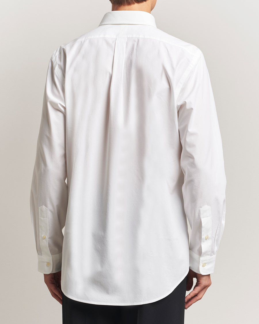 Men | Shirts | Polo Ralph Lauren | Custom Fit Stretch Poplin Shirt White