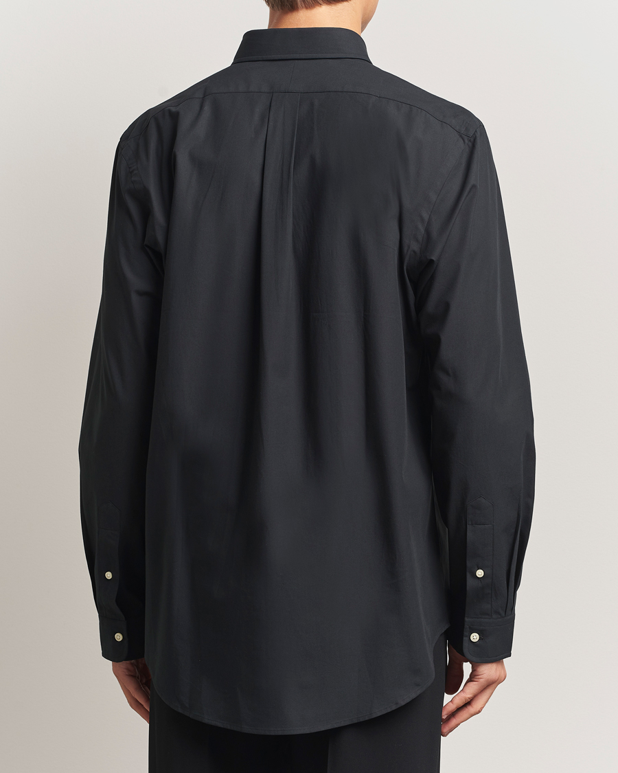 Men | Shirts | Polo Ralph Lauren | Custom Fit Stretch Poplin Shirt Polo Black