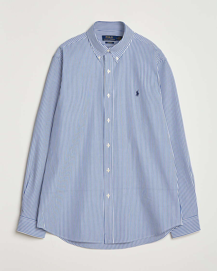Men | Shirts | Polo Ralph Lauren | Custom Fit Stretch Poplin Shirt Bengal Stripe