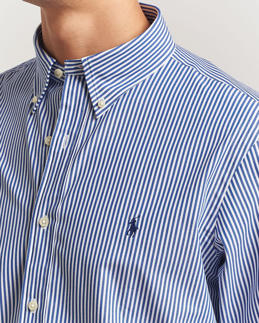 Men | Shirts | Polo Ralph Lauren | Custom Fit Stretch Poplin Shirt Bengal Stripe