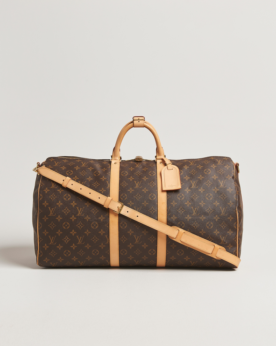 Men | Louis Vuitton Pre-Owned Keepall Bandoulière 55 Monogram | Louis Vuitton Pre-Owned | Keepall Bandoulière 55 Monogram