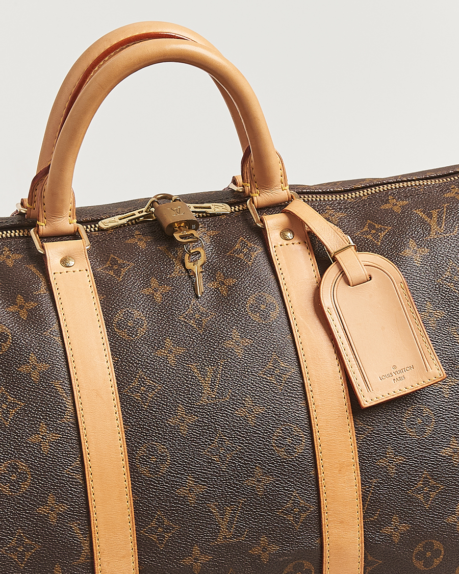 Men | Louis Vuitton Pre-Owned Keepall Bandoulière 55 Monogram | Louis Vuitton Pre-Owned | Keepall Bandoulière 55 Monogram