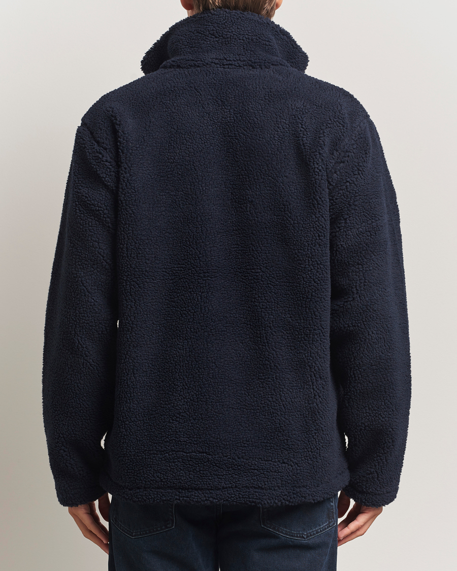 Men | Coats & Jackets | A Day's March | Acton Fleece Jacket Navy