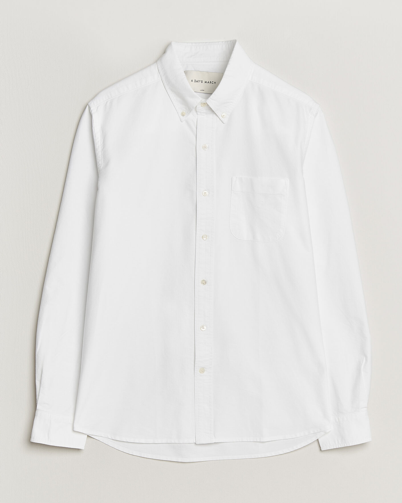 Men | Shirts | A Day's March | Classic Oxford Shirt White