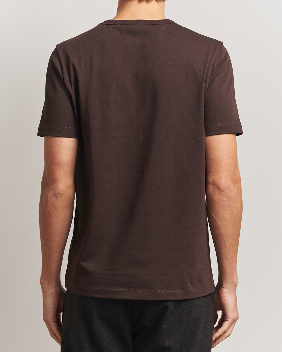 Men | T-Shirts | A Day's March | Heavyweight T-Shirt Dark Brown
