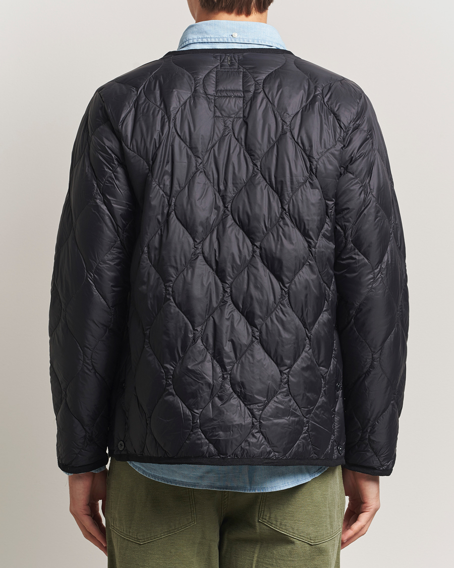 Men | Coats & Jackets | TAION | Military Crew Neck Down Jacket Black