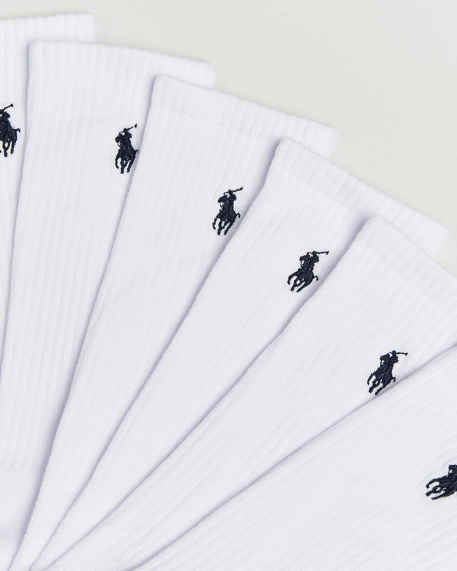 Men | Underwear & Socks | Polo Ralph Lauren | 6-Pack Cotton Crew Socks White