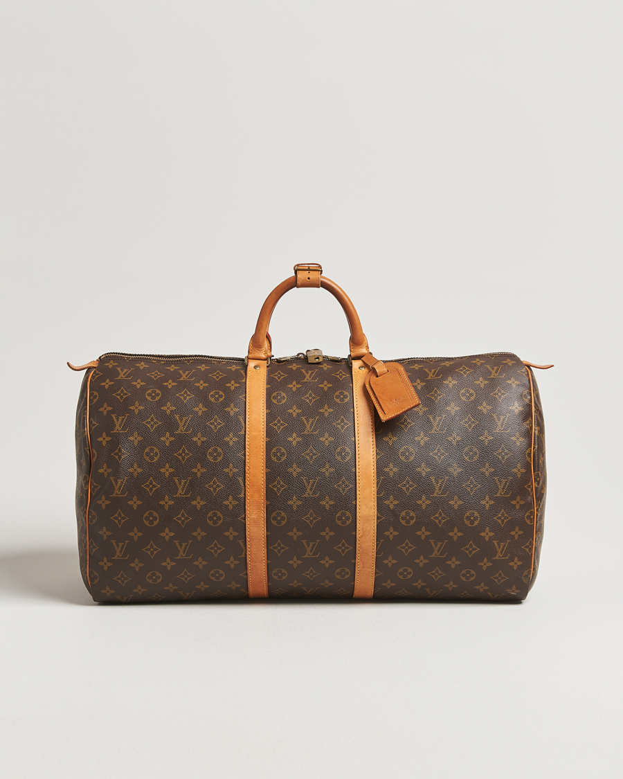 Men | Louis Vuitton Pre-Owned Keepall 55 Monogram | Louis Vuitton Pre-Owned | Keepall 55 Monogram