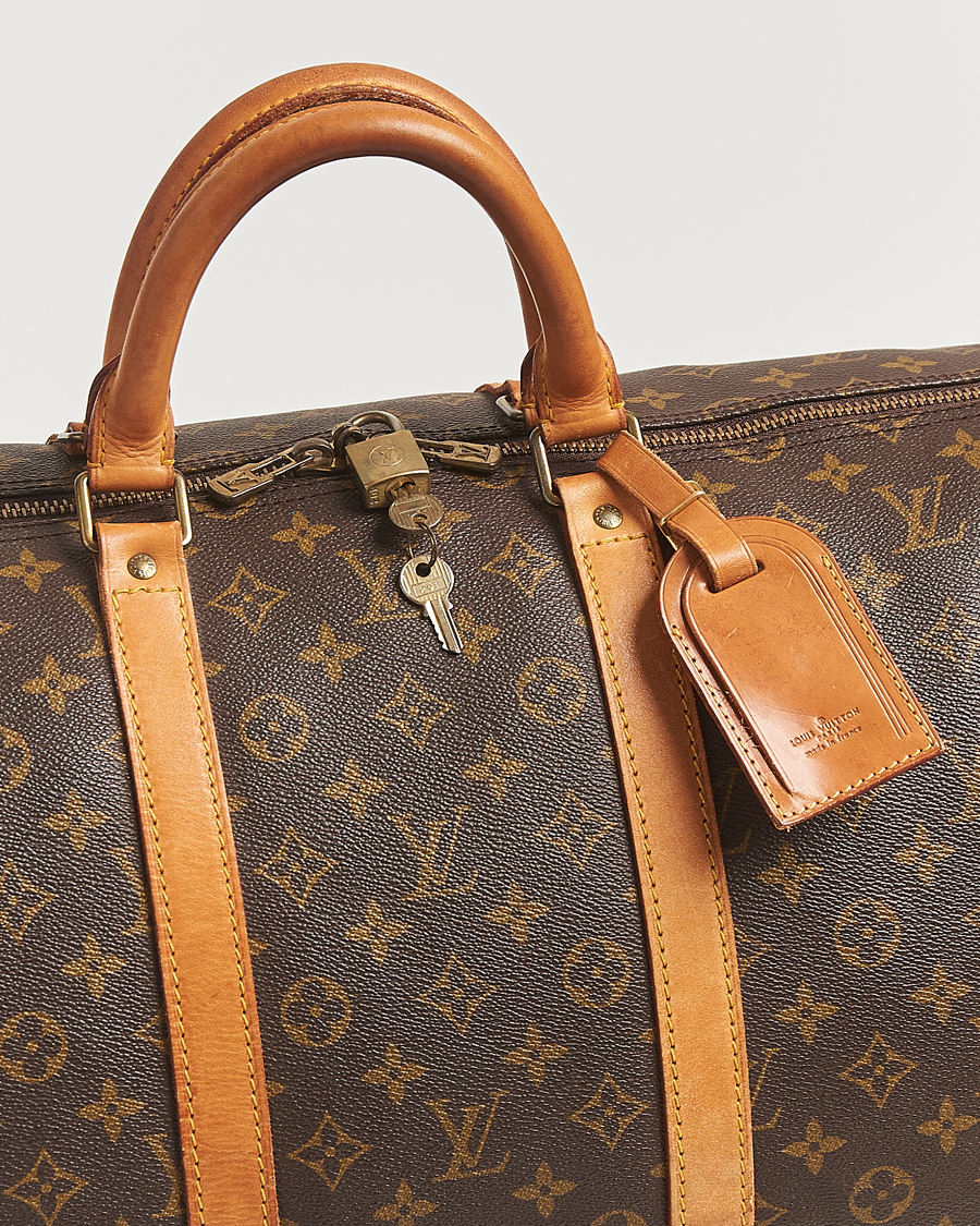 Men | Louis Vuitton Pre-Owned Keepall 55 Monogram | Louis Vuitton Pre-Owned | Keepall 55 Monogram